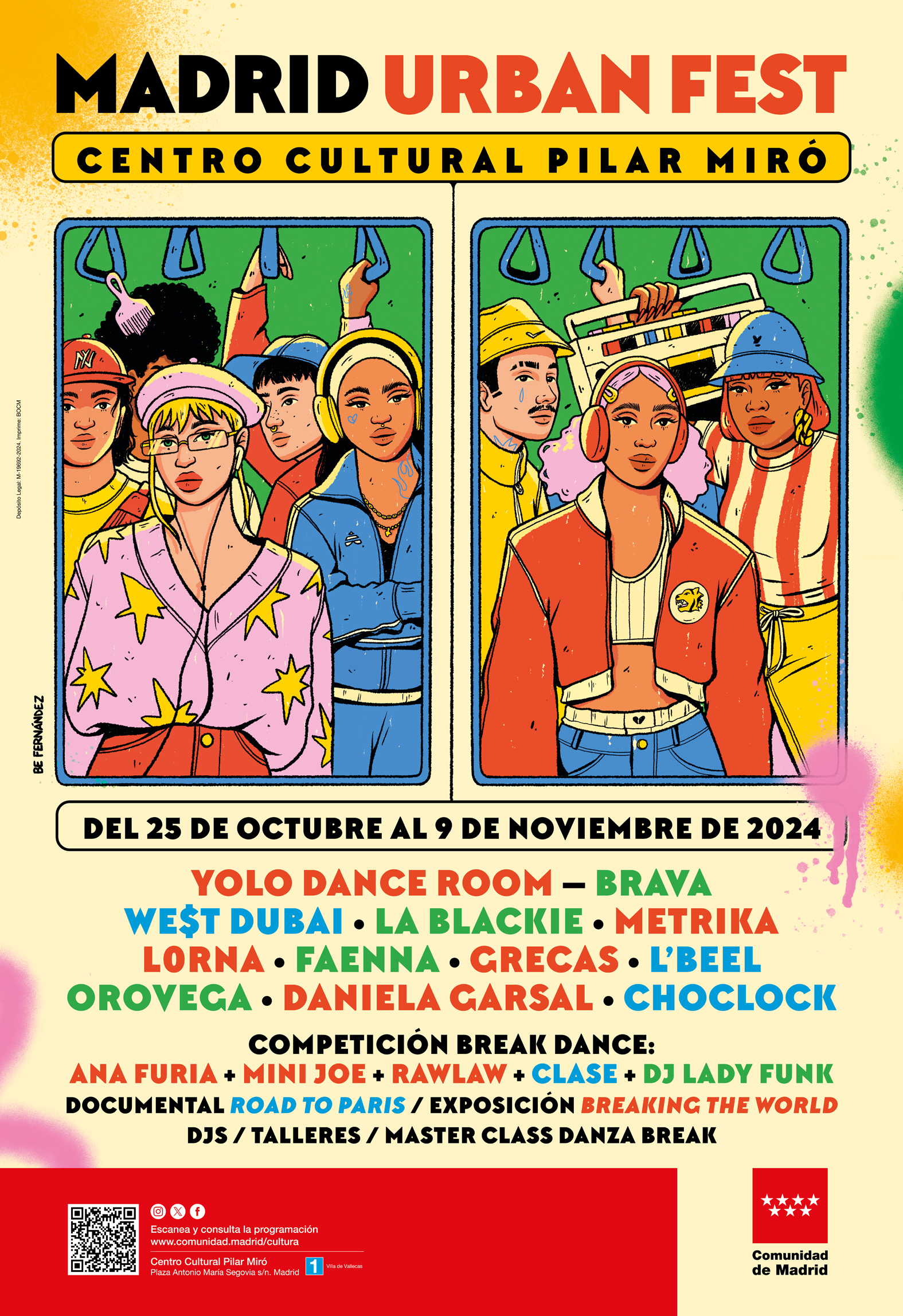 Cartel Madrid Urban Fest 2024